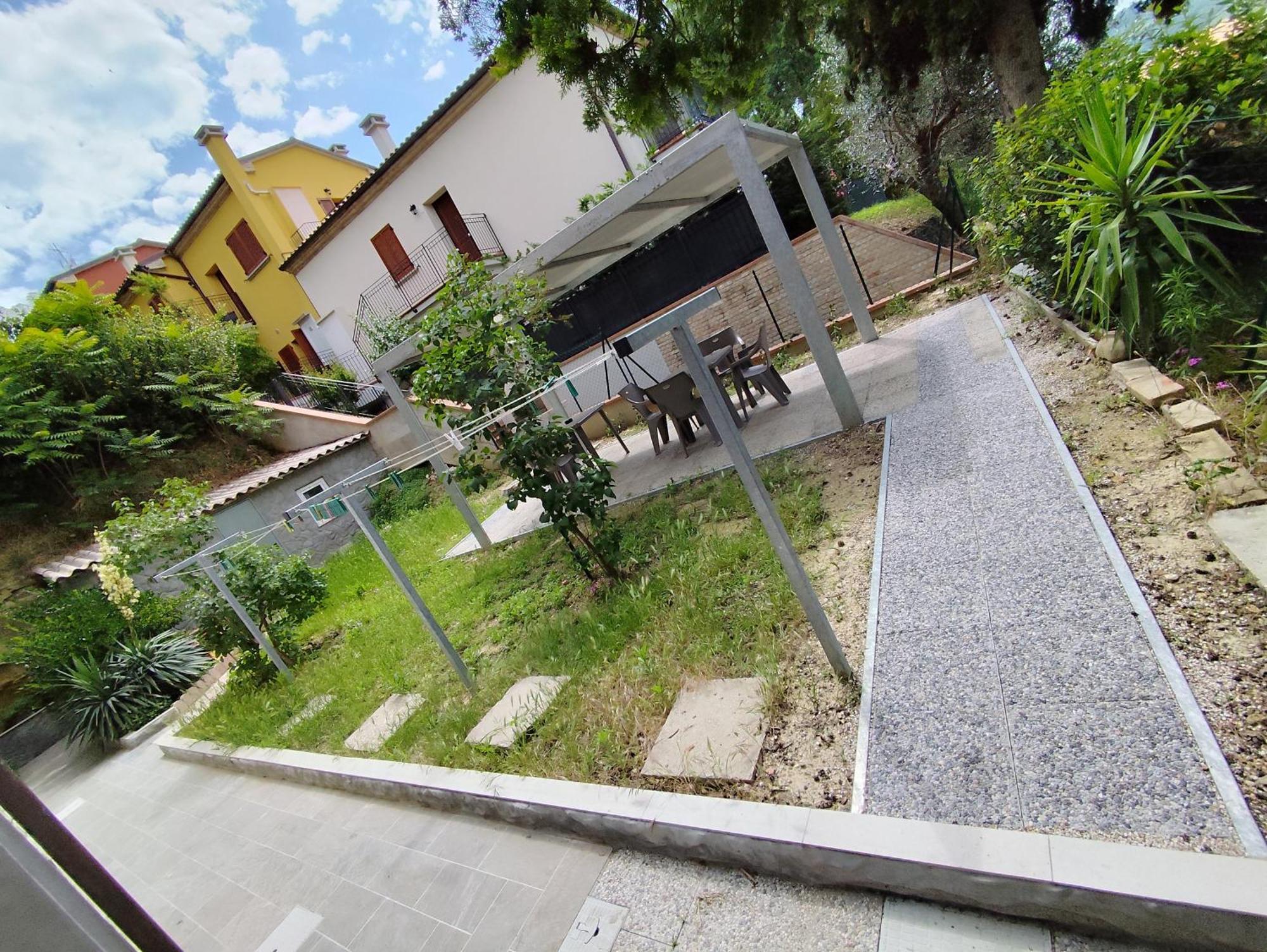Villa Paoletti, Appartamento Confortevole Nel Cuore Di Gradara Buitenkant foto